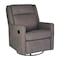 Flash Furniture Cash Swivel Glider Rocker Recliner Chair, Manual 360 Degree Swivel Recliner, Dark Gray Upholstery CY-RAC-536-DKGRY-GG - alternate 8